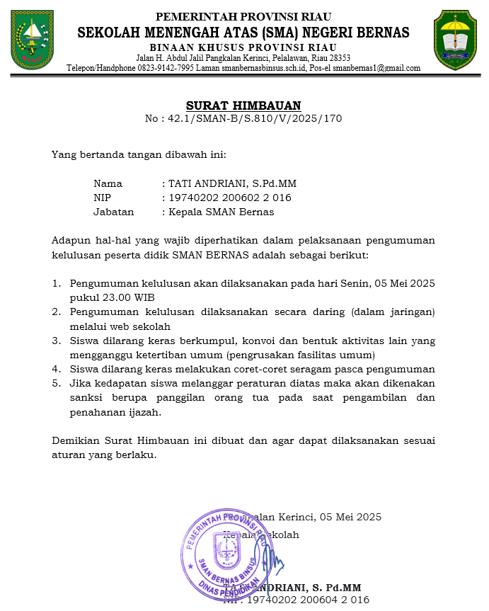 Pengumuman